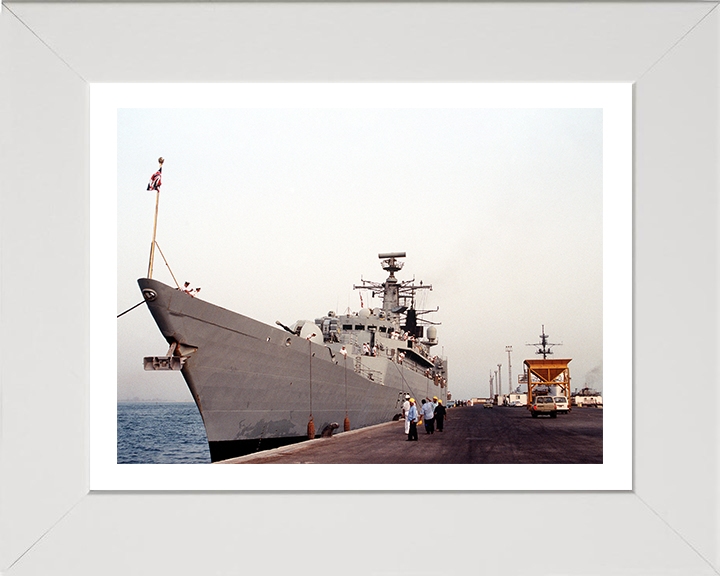 HMS Chatham F87 in Bahrain | Photo Print | Framed Print | Poster | Type 22 | Frigate | Royal Navy Hampshire Prints