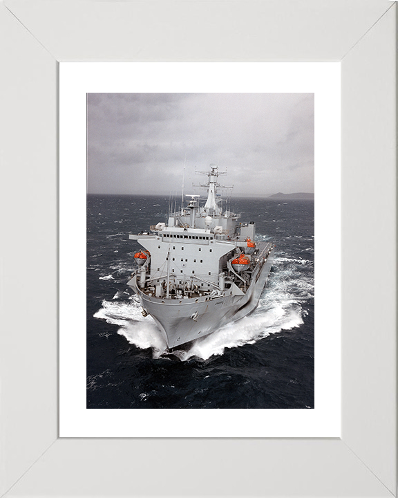 RFA Argus (A135) Photo Print - At Sea 2009 - Royal Fleet Auxiliary Casualty Class Ship Posters, Prints, & Visual Artwork Hampshire Prints 10 x 8 White Frame Yes