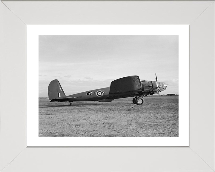 RAF Boeing B-17 Fortress Mk I at Heathfield Photo Print - Royal Air Force Aircraft Hampshire Prints 10 x 8 White Frame Yes