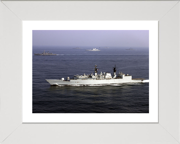 HMS Cumberland (F85) Photo Print - At sea 2000 - Royal Navy Type 22 Frigate