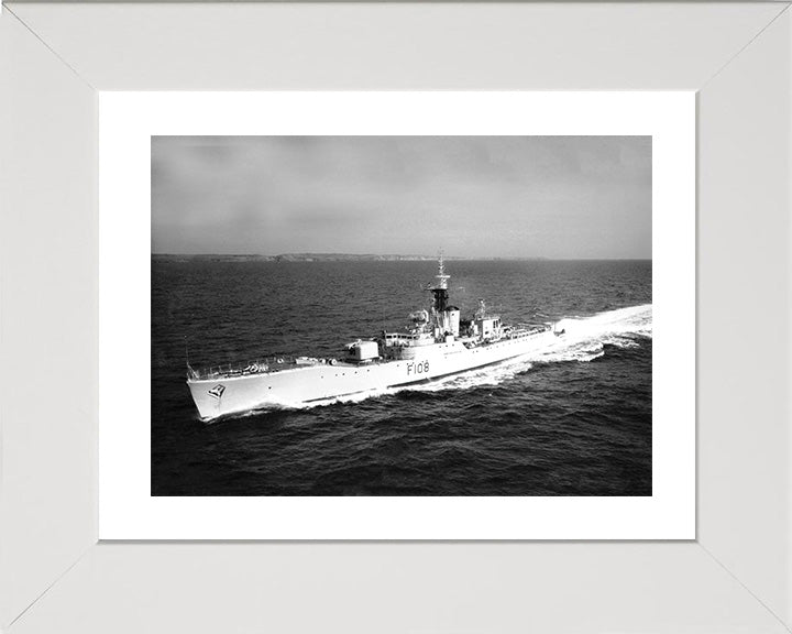 HMS Londonderry F108 Royal Navy Rothesay class frigate Photo Print or Framed Print - Hampshire Prints