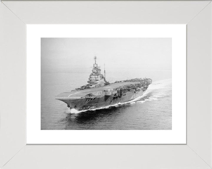 HMS Indomitable (92) | Photo Print | Framed Print | Illustrious Class | Aircraft Carrier | Royal Navy Hampshire Prints