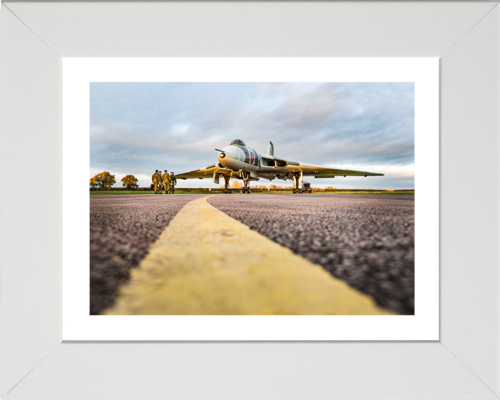 RAF Avro Vulcan At RAF Halton 2017 Photo Print - Royal Air Force Aircraft Posters, Prints, & Visual Artwork Hampshire Prints 10 x 8 White Frame Yes