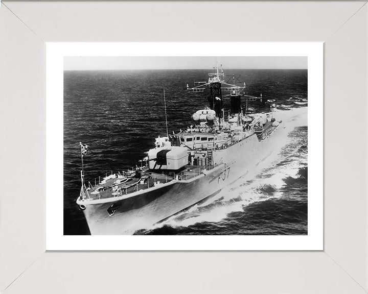 HMS Jaguar F37 Royal Navy Leopard class Frigate Photo Print or Framed Print - Hampshire Prints