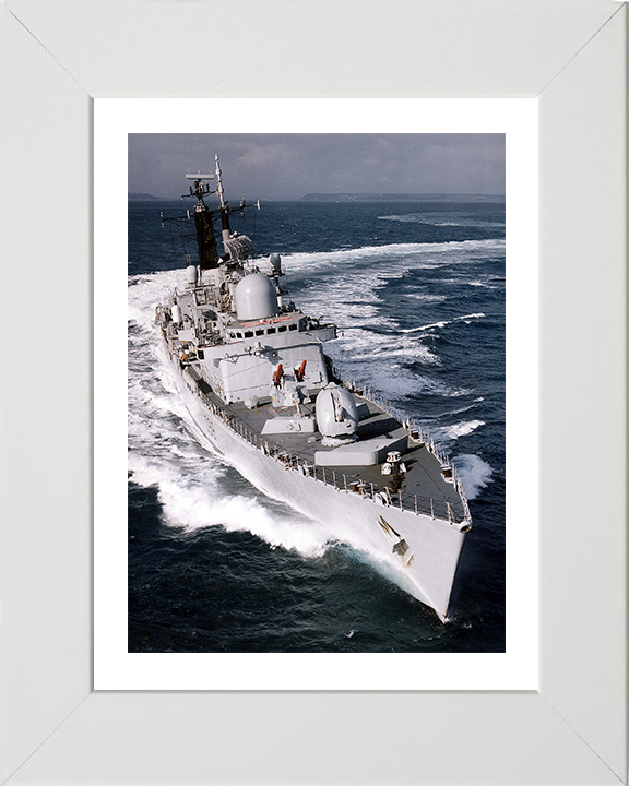 HMS York (D98) Photo Print - Bow View 2004 - Royal Navy Type 42 Destroyer