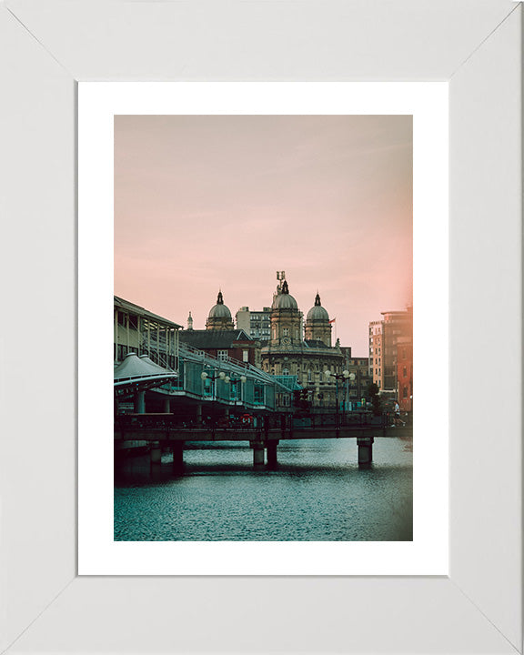 Kingston upon Hull Yorkshire at sunset Photo Print - Canvas - Framed Photo Print - Hampshire Prints