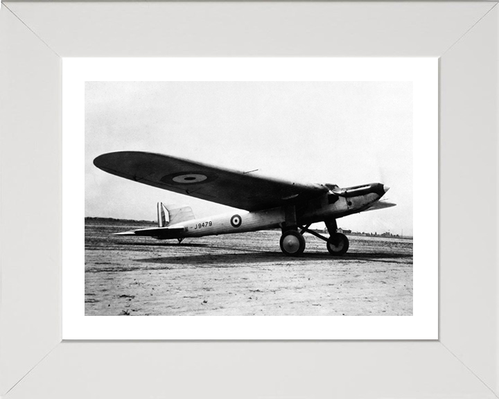 RAF Fairey Long Range Monoplane 1929 Photo Print - Royal Air Force Aircraft Hampshire Prints 10 x 8 White Frame Yes