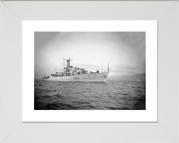 HMS Wigtown Bay K616 Royal Navy Bay Class Frigate Photo Print or Framed Print - Hampshire Prints