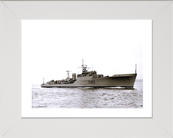 HMS Duncan (F80) Photo Print - Starboard View - Royal Navy Blackwood Class Frigate Posters, Prints, & Visual Artwork Hampshire Prints 10 x 8 White Frame Yes