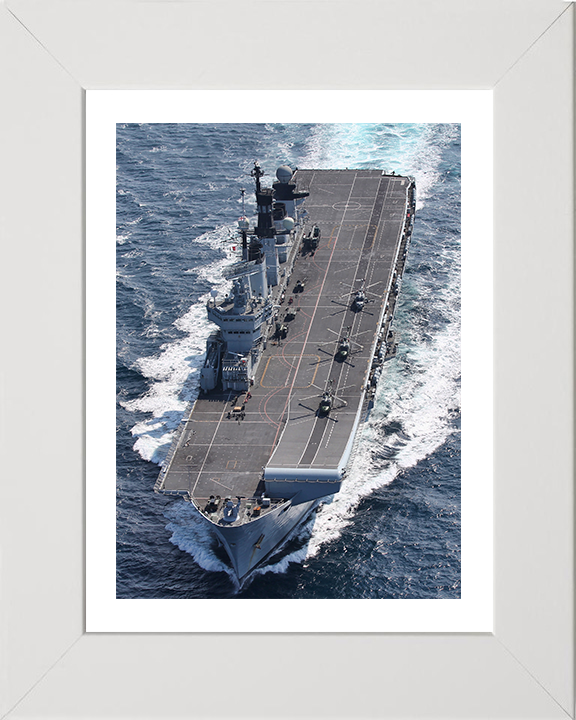 HMS Illustrious R06 | Photo Print | Framed Print | Invincible Class | Aircraft Carrier | Royal Navy Hampshire Prints
