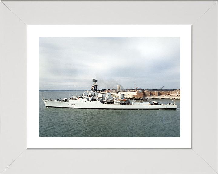 HMS Tartar (F133) Photo Print - Leaving Portsmouth - Royal Navy Tribal Class Frigate