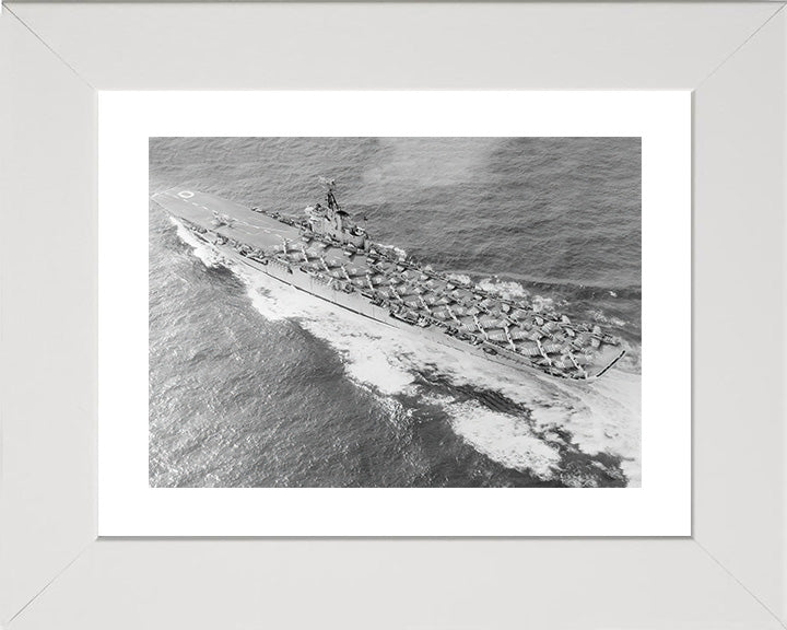 HMS Ocean R68 Royal Navy Colossus class aircraft carrier Photo Print or Framed Print - Hampshire Prints