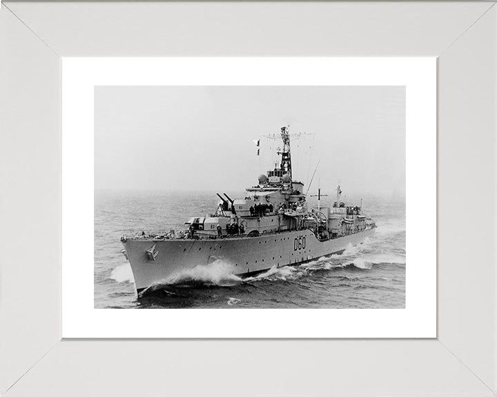 HMS Sluys D60 Royal Navy Battle class destroyer Photo Print or Framed Print - Hampshire Prints