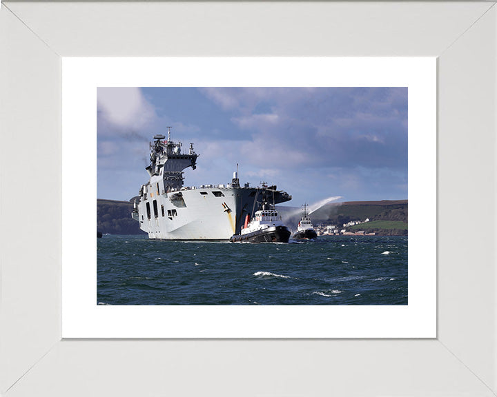 HMS Ocean L12 Royal Navy Helicopter Carrier Photo Print or Framed Photo Print - Hampshire Prints