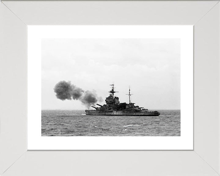 HMS Warspite (03) Royal Navy Queen Elizabeth class battleship Photo Print or Framed Print - Hampshire Prints