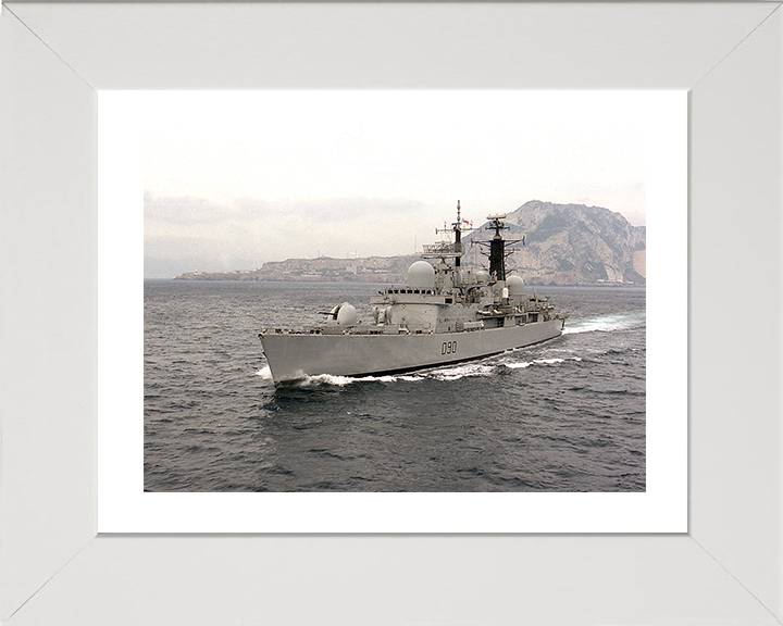 HMS Southampton (D90) Photo Print - Off Gibraltar 1997 - Royal Navy Type 42 Destroyer