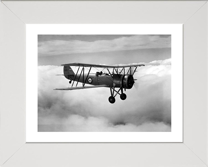 RAF Avro Type 621 Tutor in Flight Photo Print - Royal Air Force Aircraft Hampshire Prints 10 x 8 White Frame Yes