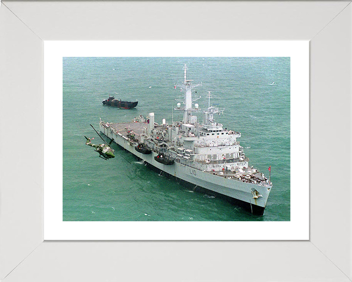 HMS Fearless (L10) Photo Print - From Above 2001 - Royal Navy Fearless Class Landing Platform Dock