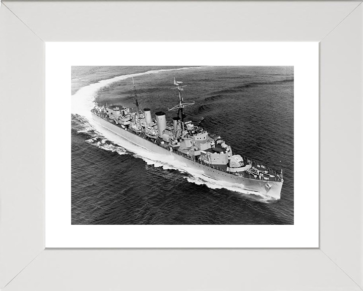 HMS Apollo (M01) Royal Navy Abdiel Class Minelayer At Sea Warship Photo Print Wall Art Decor Posters, Prints, & Visual Artwork Hampshire Prints 10 x 8 White Frame Yes