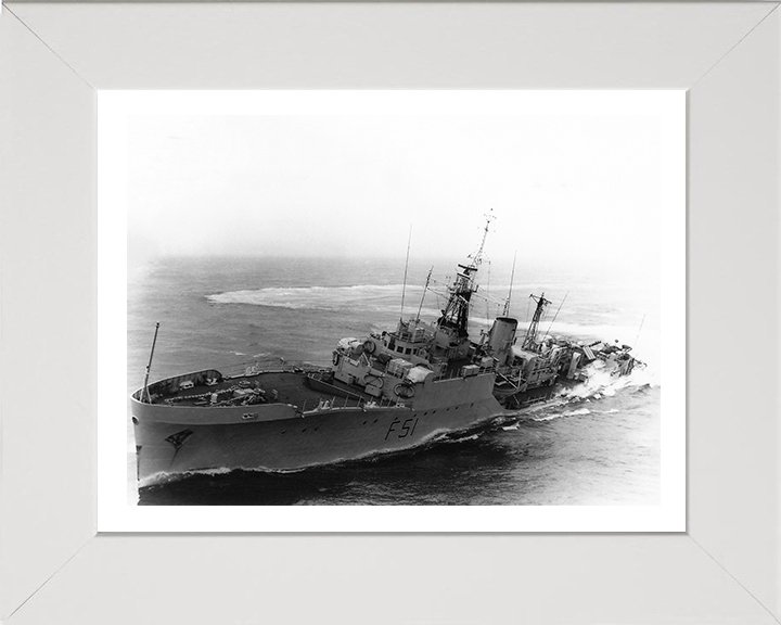 HMS Grafton F51 Royal Navy Blackwood class frigate Photo Print or Framed Print - Hampshire Prints