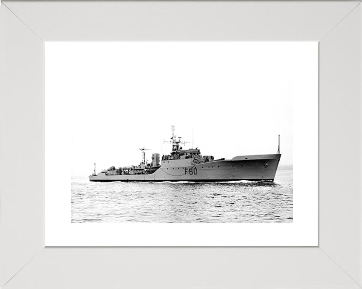 HMS Duncan (F80) Royal Navy Blackwood Class Frigate Starboard View Photo Print Wall Art Decor Posters, Prints, & Visual Artwork Hampshire Prints 10 x 8 White Frame Yes