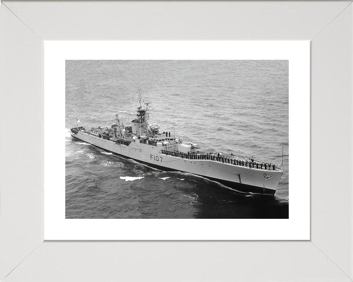 HMS Rothesay F107 Royal Navy Rothesay Class frigate Photo Print or Framed Print - Hampshire Prints