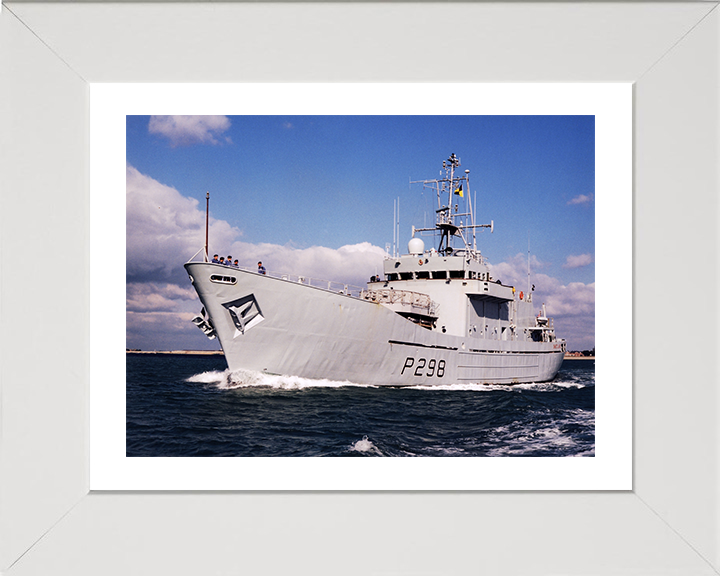HMS Shetland (P298) Photo Print - At Sea - Royal Navy Island Class Patrol Vessel