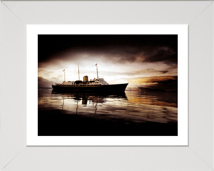 HMY Britannia Photo Print - Faslane 1996 - Royal Navy - Royal Yacht