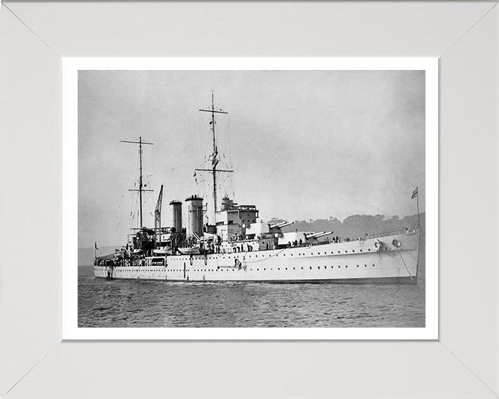 HMS Exeter (68) Royal Navy York Class heavy cruiser Photo Print or Framed Print - Hampshire Prints