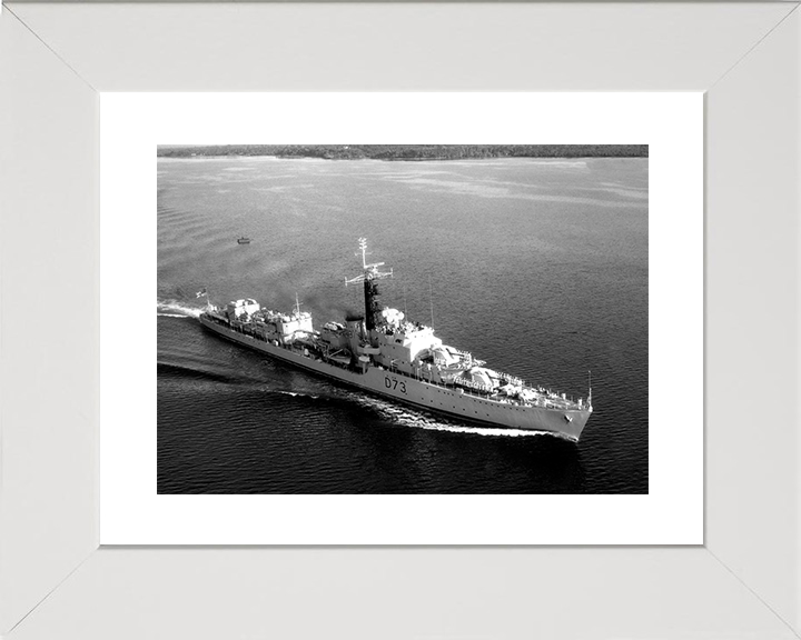 HMS Cavalier (D73) Royal Navy C Class Destroyer At Sea Photo Print Wall Art Decor Posters, Prints, & Visual Artwork Hampshire Prints 10 x 8 White Frame Yes