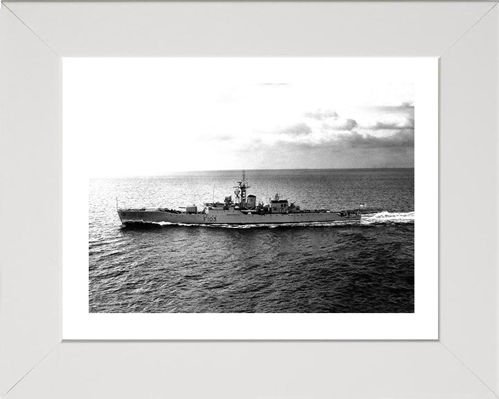 HMS Lowestoft F103 Royal Navy Rothesay class frigate Photo Print or Framed Print - Hampshire Prints