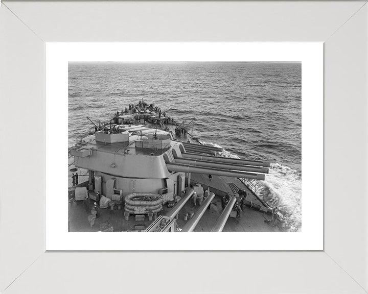 HMS Rodney (29) Royal Navy Nelson class battleship Photo Print or Framed Print - Hampshire Prints