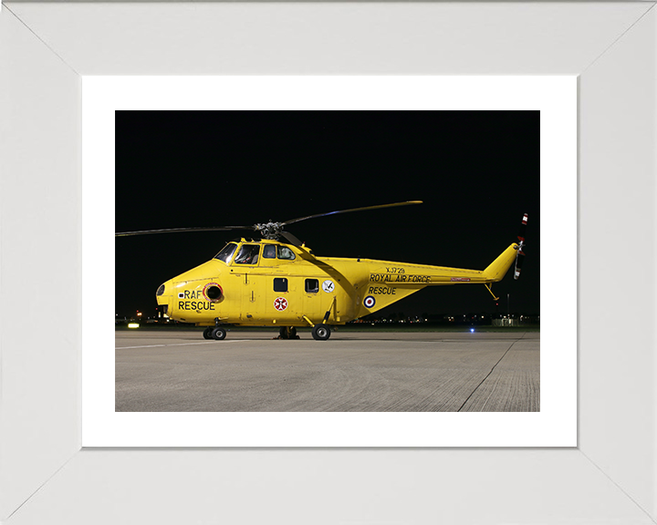 RAF Westland Whirlwind HAR10 Northolt 2022 Photo Print - Royal Air Force Aircraft Posters, Prints, & Visual Artwork Hampshire Prints 10 x 8 White Frame Yes