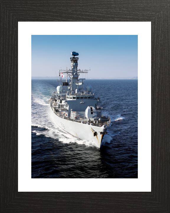 HMS Kent F78 Type 23 Frigate 1 April 2019 Starboard Bow View Portrait Photo Print - Posters, Prints, & Visual Artwork - by Hampshire Prints (image 2 of 9)