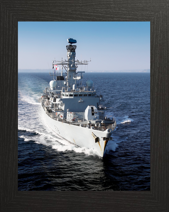 HMS Kent F78 Type 23 Frigate 1 April 2019 Starboard Bow View Portrait Photo Print - Posters, Prints, & Visual Artwork - by Hampshire Prints (image 3 of 9)