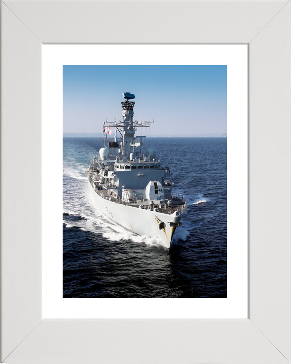 HMS Kent F78 Type 23 Frigate 1 April 2019 Starboard Bow View Portrait Photo Print - Posters, Prints, & Visual Artwork - by Hampshire Prints (image 4 of 9)