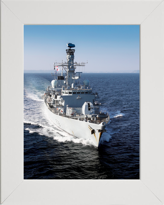 HMS Kent F78 Type 23 Frigate 1 April 2019 Starboard Bow View Portrait Photo Print - Posters, Prints, & Visual Artwork - by Hampshire Prints (image 5 of 9)