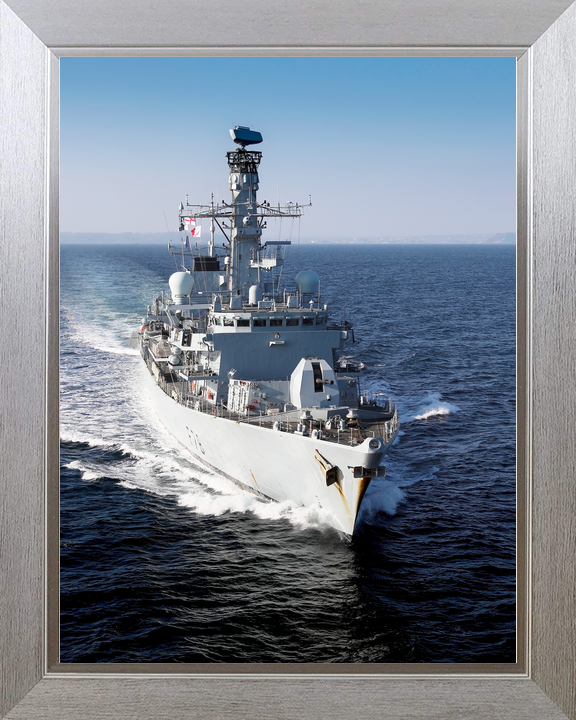 HMS Kent F78 Type 23 Frigate 1 April 2019 Starboard Bow View Portrait Photo Print - Posters, Prints, & Visual Artwork - by Hampshire Prints (image 7 of 9)