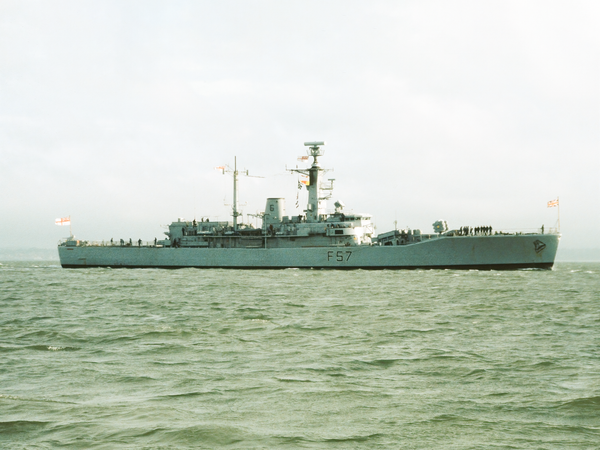 HMS Andromeda F57 Leander Class Frigate July 1988