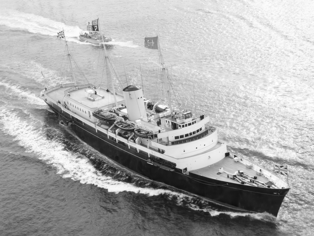 HMY Britannia Royal Yacht Underway Photo Print - Posters, Prints, & Visual Artwork - by Hampshire Prints (image 1 of 9)