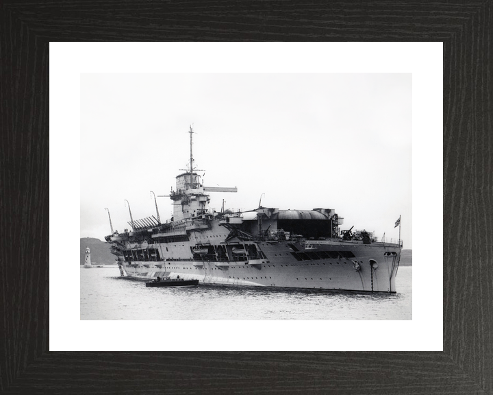 HMS Glorious (77) Royal Navy Courageous Class Battlecruiser At Anchor Photo Print Wall Art Decor - Posters, Prints, & Visual Artwork - by Hampshire Prints (image 2 of 9)
