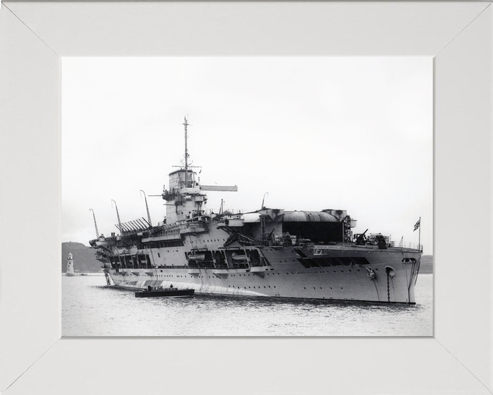 HMS Glorious (77) Royal Navy Courageous Class Battlecruiser At Anchor Photo Print Wall Art Decor - Posters, Prints, & Visual Artwork - by Hampshire Prints (image 5 of 9)
