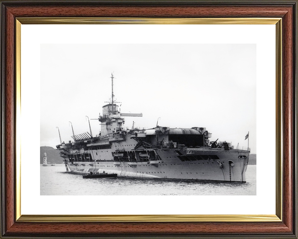 HMS Glorious (77) Royal Navy Courageous Class Battlecruiser At Anchor Photo Print Wall Art Decor - Posters, Prints, & Visual Artwork - by Hampshire Prints (image 8 of 9)