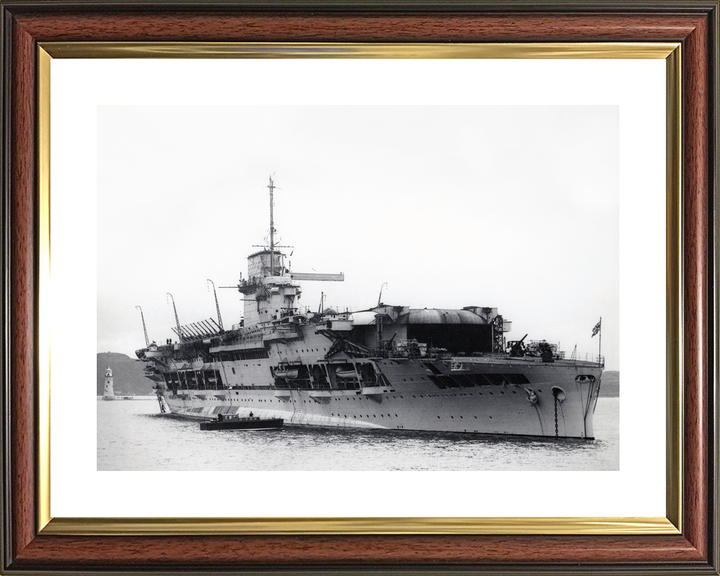 HMS Glorious (77) Royal Navy Courageous Class Battlecruiser At Anchor Photo Print Wall Art Decor - Posters, Prints, & Visual Artwork - by Hampshire Prints (image 8 of 9)