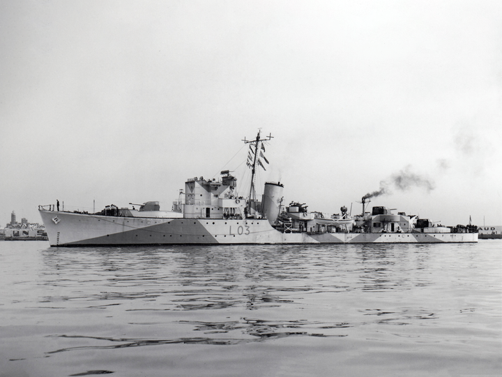 HMS Badsworth (L03) Royal Navy Hunt Class Destroyer Port Side View Photo Print Wall Art Decor Posters, Prints, & Visual Artwork Hampshire Prints 6 x 4 No Frame No