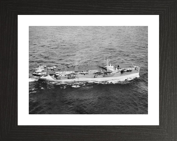 HMS Empress (D42) Royal Navy Escort Aircraft Carrier Starboard Side Photo Print Wall Art Decor - Posters, Prints, & Visual Artwork - by Hampshire Prints (image 2 of 9)