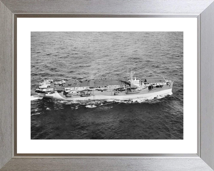 HMS Empress (D42) Royal Navy Escort Aircraft Carrier Starboard Side Photo Print Wall Art Decor - Posters, Prints, & Visual Artwork - by Hampshire Prints (image 6 of 9)