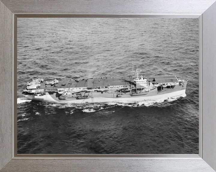 HMS Empress (D42) Royal Navy Escort Aircraft Carrier Starboard Side Photo Print Wall Art Decor - Posters, Prints, & Visual Artwork - by Hampshire Prints (image 7 of 9)