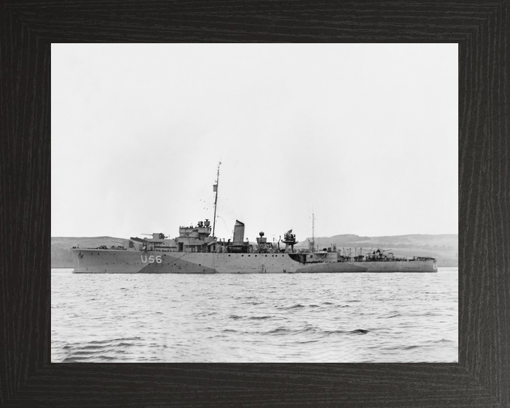 HMS Enchantress (L56) (U56) Royal Navy Bittern Class Sloop Port Side View Photo Print Wall Art Decor - Posters, Prints, & Visual Artwork - by Hampshire Prints (image 3 of 9)