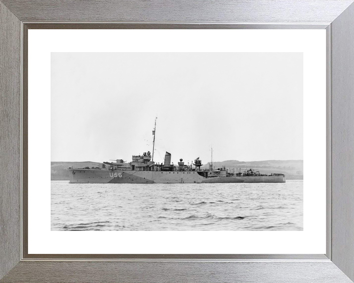 HMS Enchantress (L56) (U56) Royal Navy Bittern Class Sloop Port Side View Photo Print Wall Art Decor - Posters, Prints, & Visual Artwork - by Hampshire Prints (image 6 of 9)